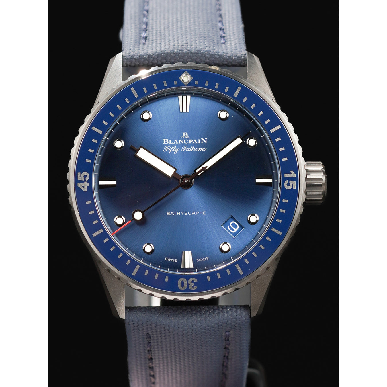 Blancpain Fifty Fathoms Bathyscape Gray Plasma Ceramic 5000 0240 O52A