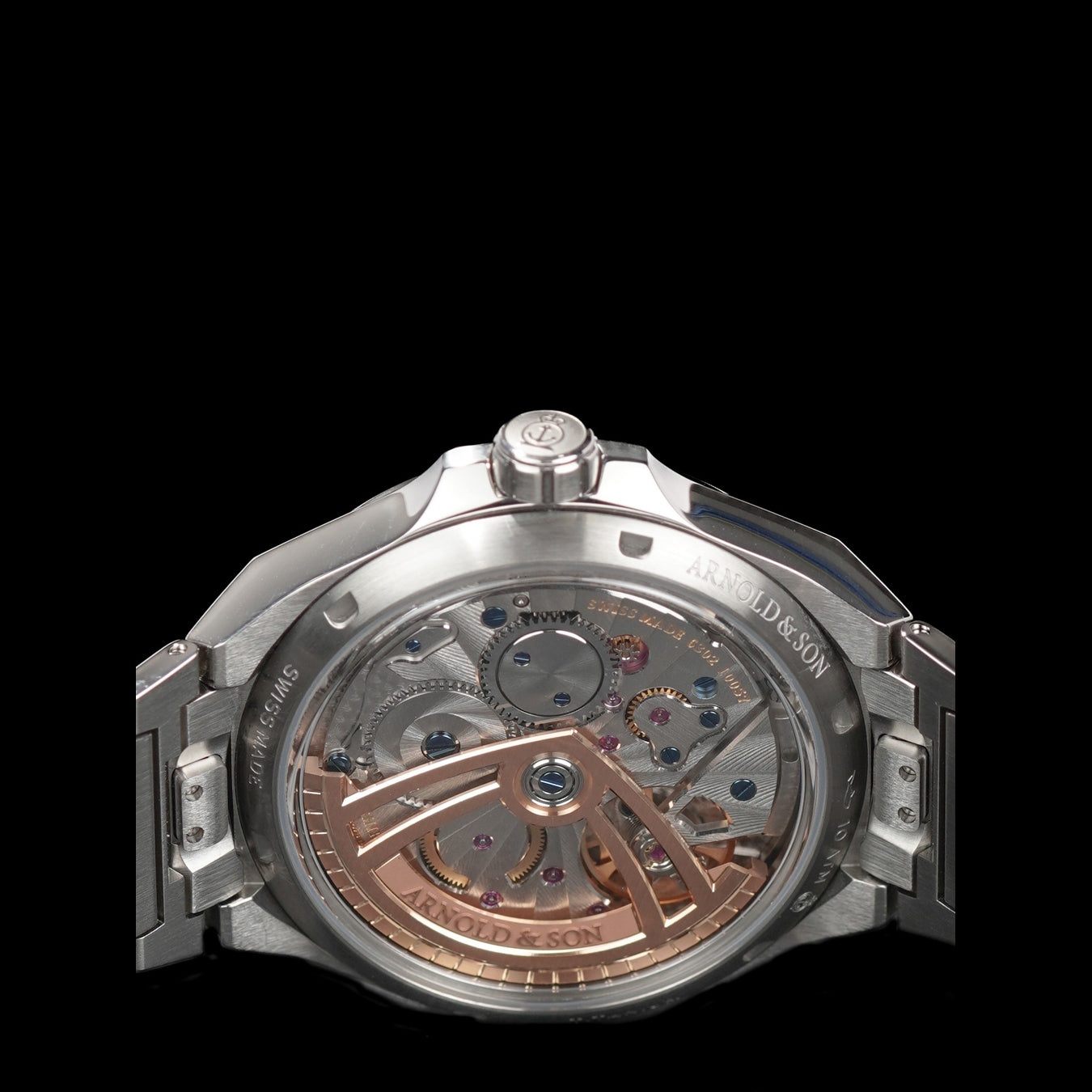 Arnold and Son 1LTAT.U01A.N001U Longitude Titanium Ocean Blue