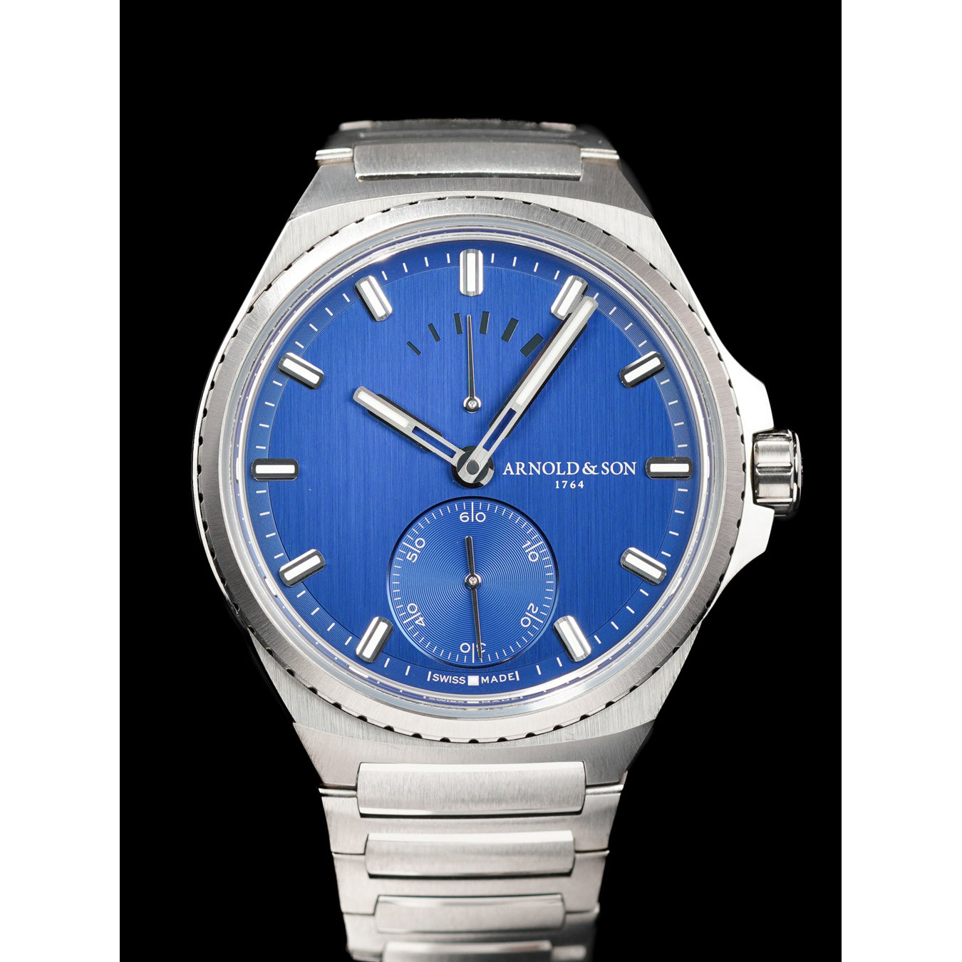 Arnold and Son 1LTAT.U01A.N001U Longitude Titanium Ocean Blue