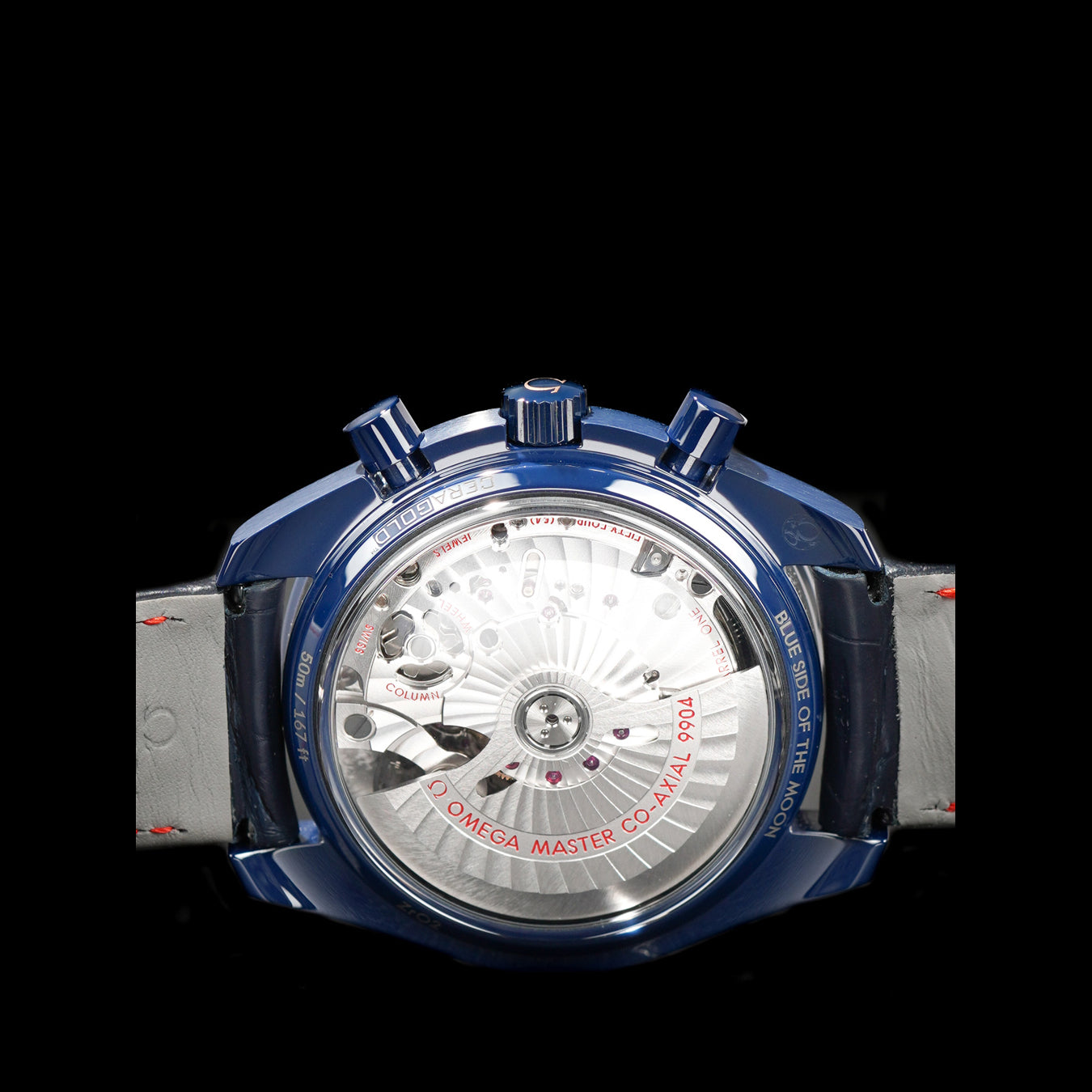 Omega 304.93.44.52.03.002 Speedmaster Moonwatch Blue Side of The Moon