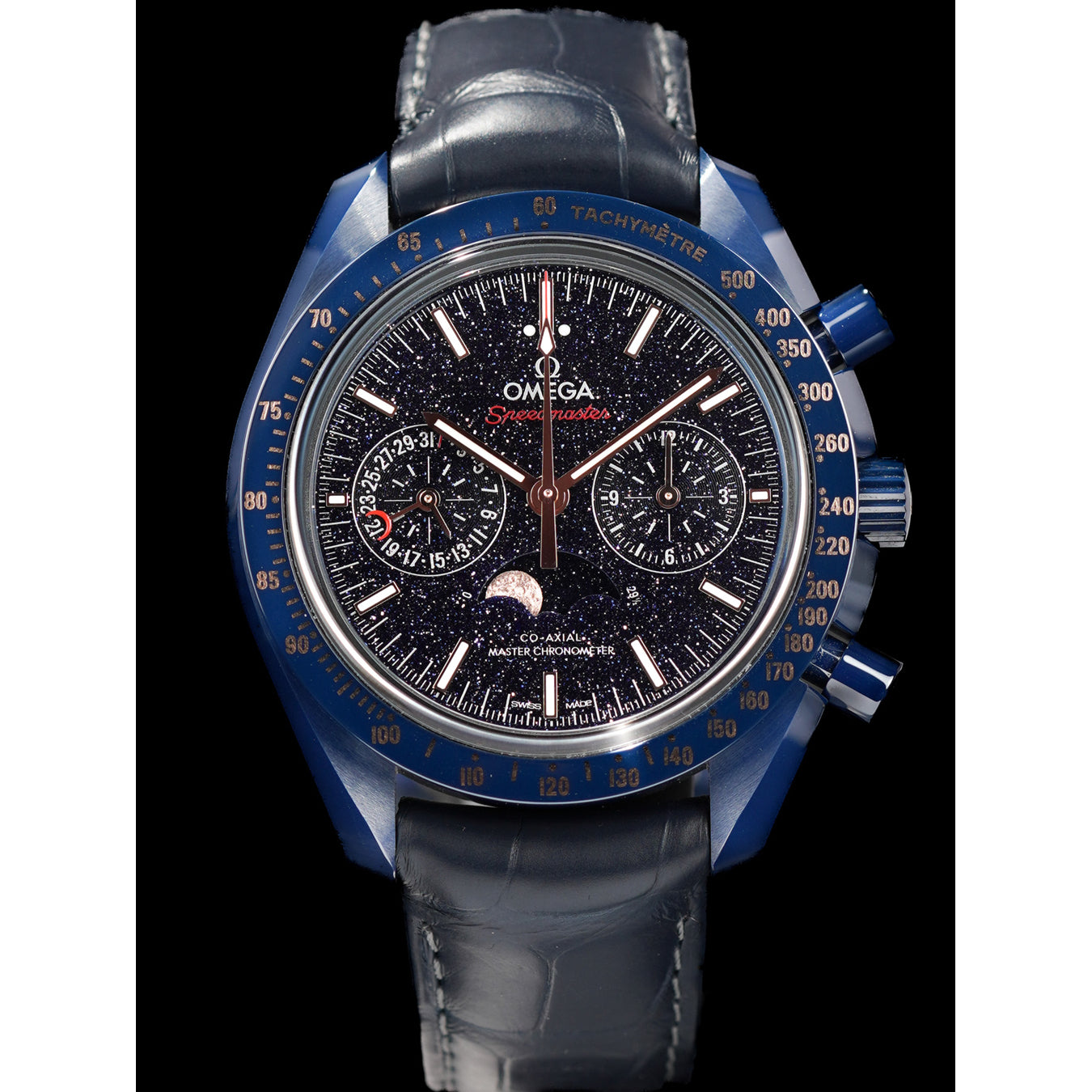 Omega 304.93.44.52.03.002 Speedmaster Moonwatch Blue Side of The Moon