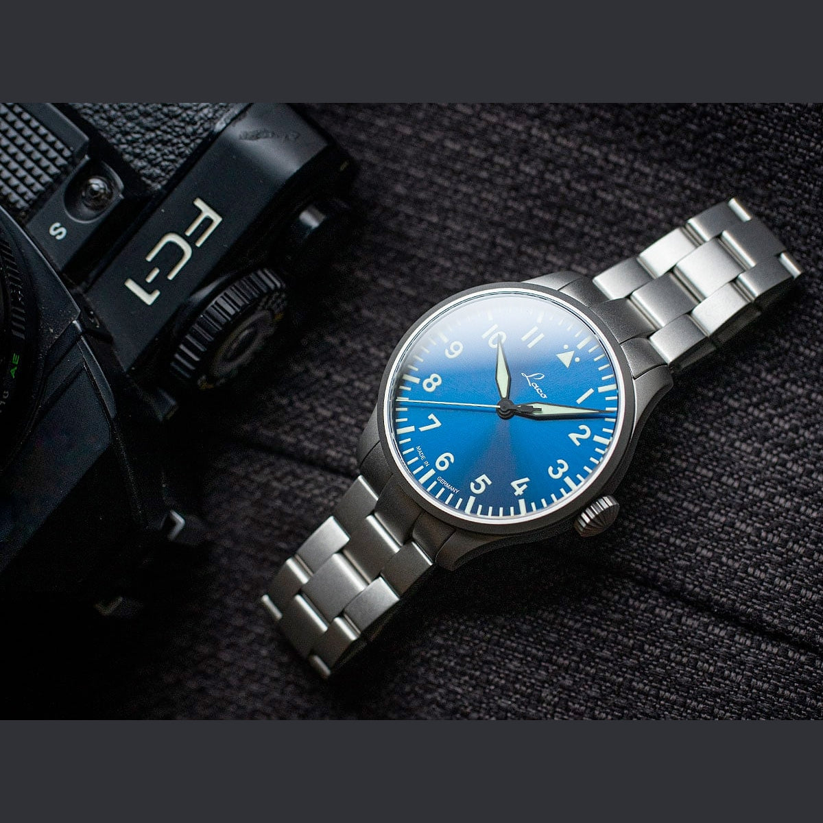 Laco Pilot Watch Augsburg Blaue Stunde 42 MB
