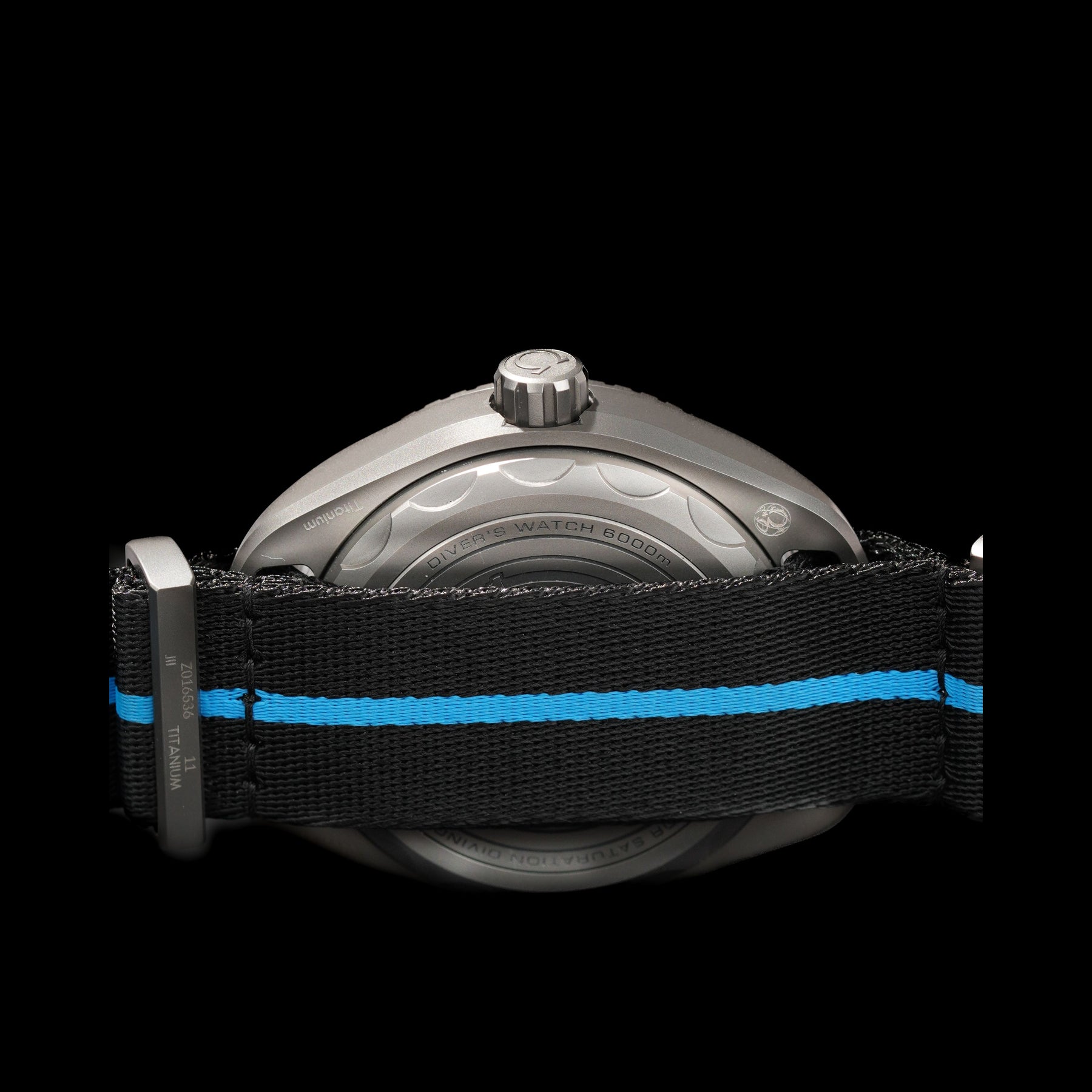 Omega 215.92.46.21.01.001 Seamaster Planet Ocean 6000m Ultra Deep Titanium on NATO Strap