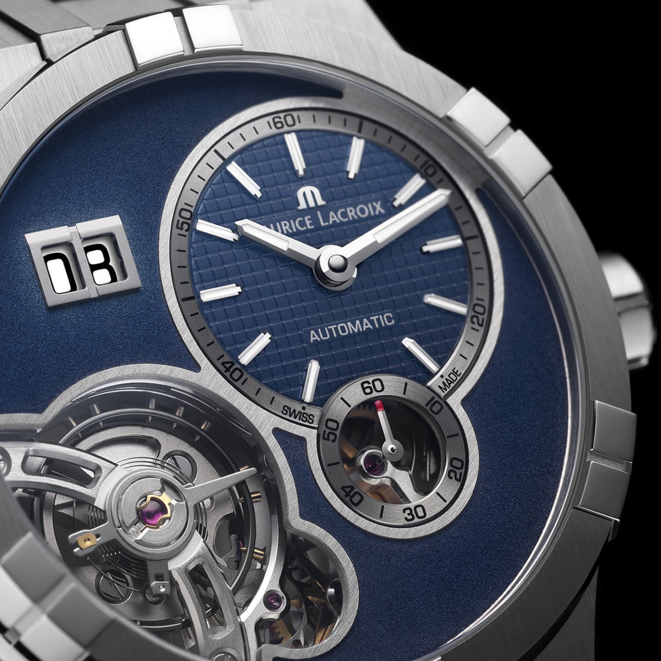 Maurice Lacroix AI6118-SS00E-430-C Aikon Master Grand Date