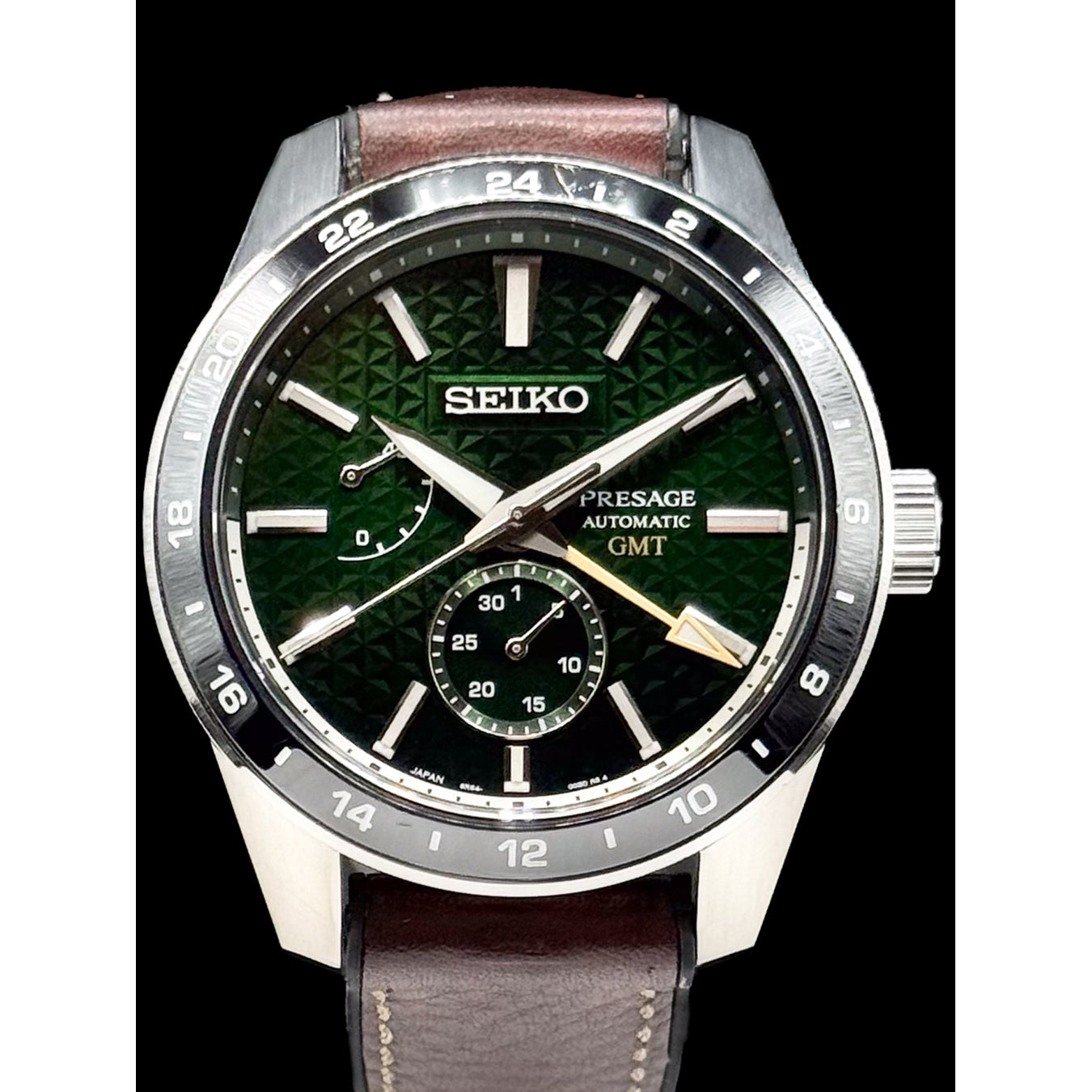 Seiko Presage SARF003 Sharp Edged Series GMT Automatic Watch