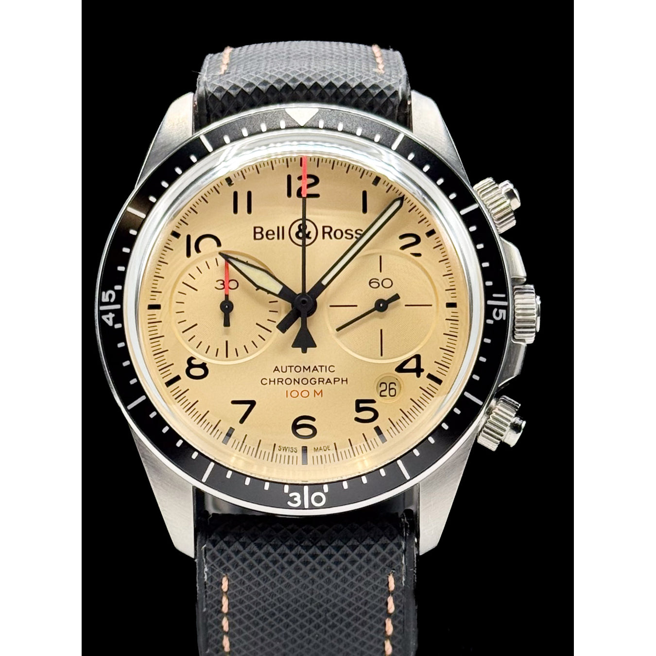 Bell & Ross Br V2-94 Military Beige On Strap