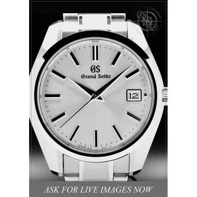 Grand Seiko SBGP001 Heritage Collection 40mm Silver Dial Quartz on Bracelet