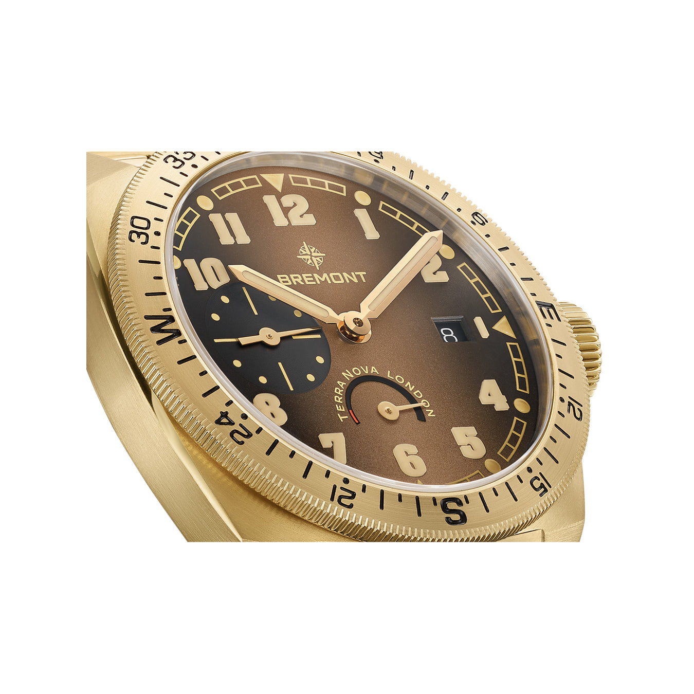 Bremont TN40-PWR-BZ-BR-B Terra Nova Bronze on Bracelet
