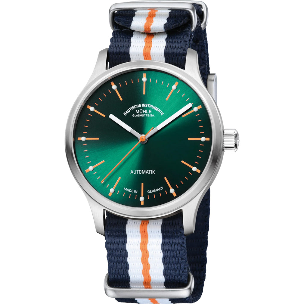 Mühle Glashütte M1-40-76-NB-I Panova Green On Nato Strap