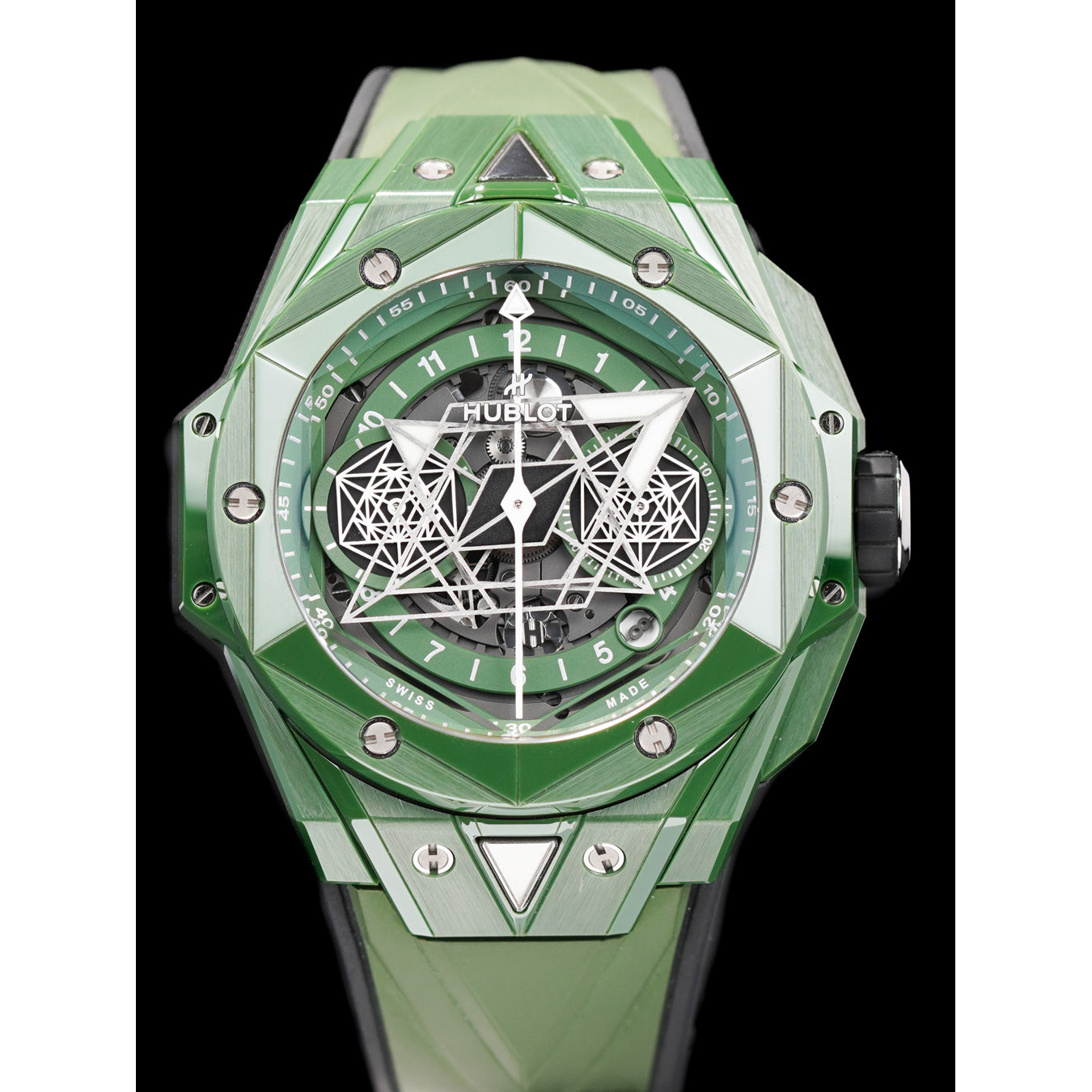 Hublot 418.GX.5207.RX.MXM22 Big Bang Sang Bleu Green Ceramic