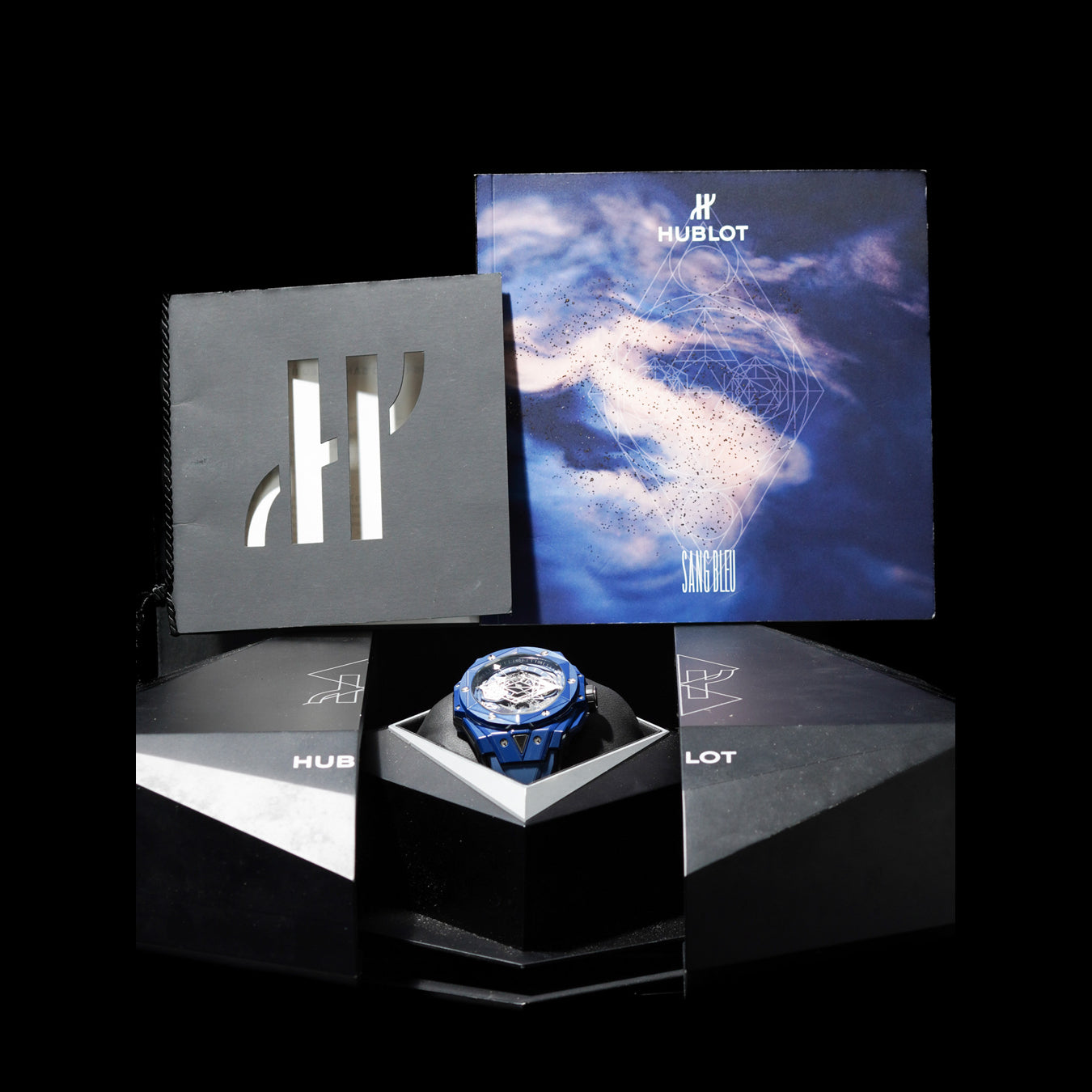 Hublot 418.EX.5107.RX.MXM21 Big Bang Sang Bleu II Blue Ceramic