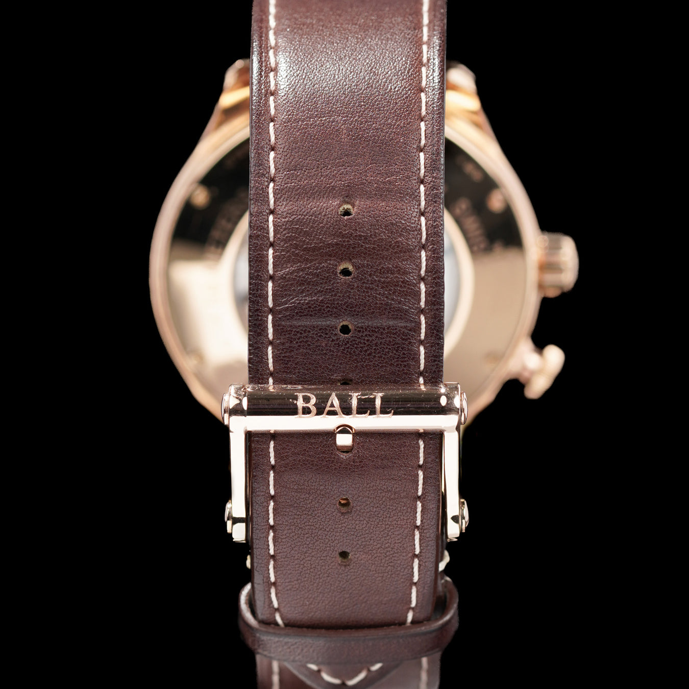 Ball Watch Trainmaster Doctor Chronograph CM1032D-PG-L1J-WH