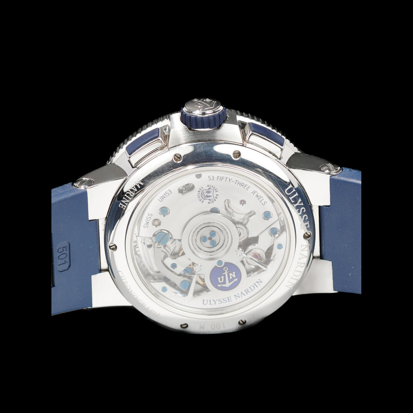 Ulysse Nardin 1533-150/E0 Marine Chronograph Annual Calendar White Dial 43mm