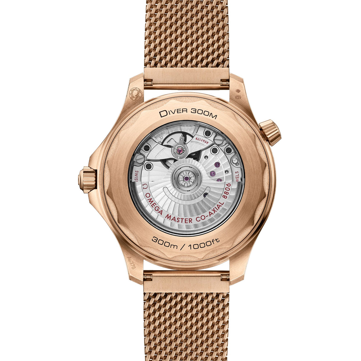 Omega Seamaster Diver 300M Bronze Gold "Ironman" on Bracelet 210.90.42.20.01.003