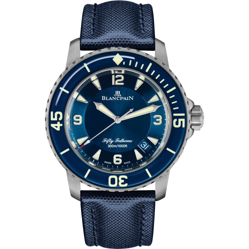 Blancpain Fifty Fathoms 5015 12B40 O52B Blue Dial