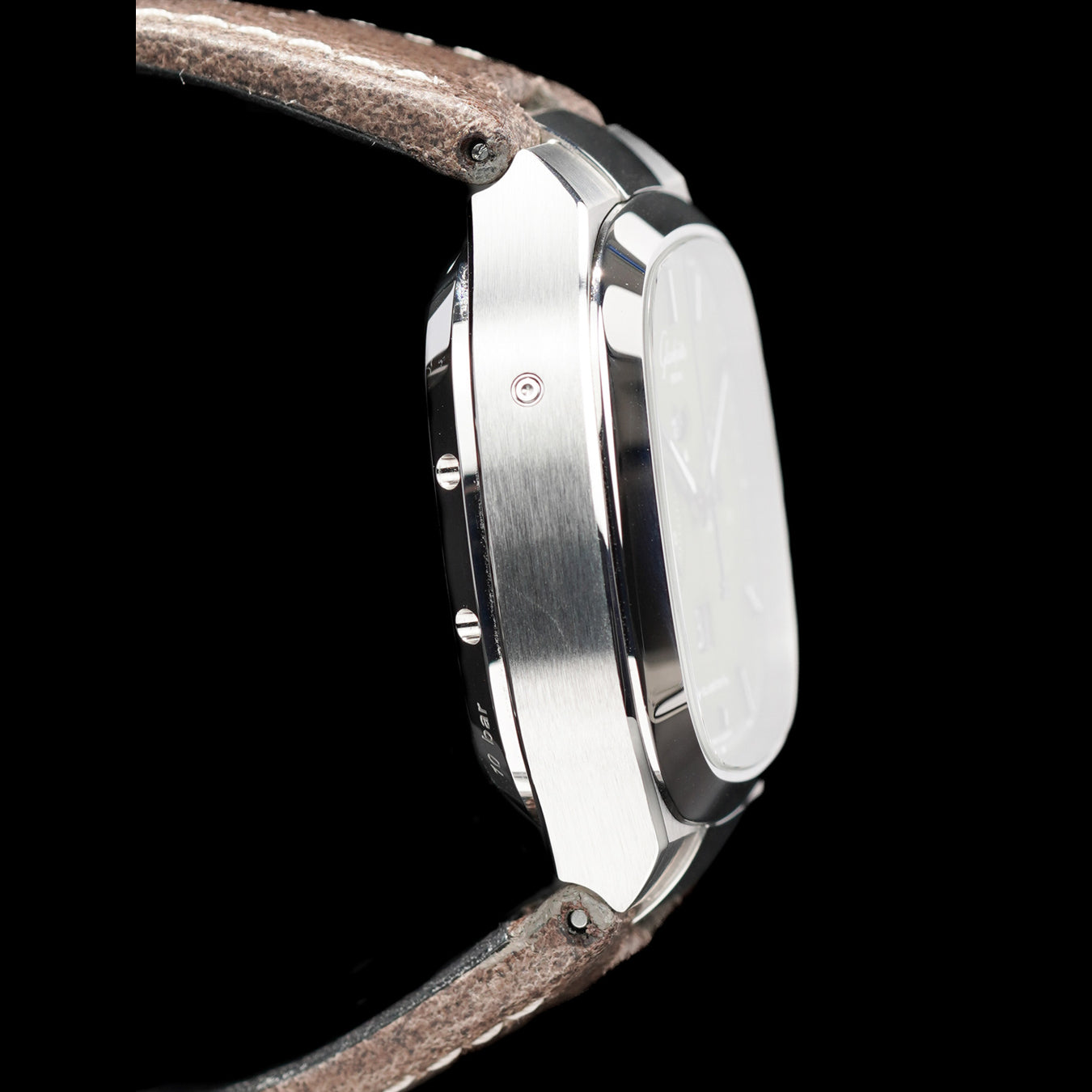 Glashütte Original 1-37-02-09-02-62 Seventies Chronograph Panorama Date Fab Green on Leather Strap