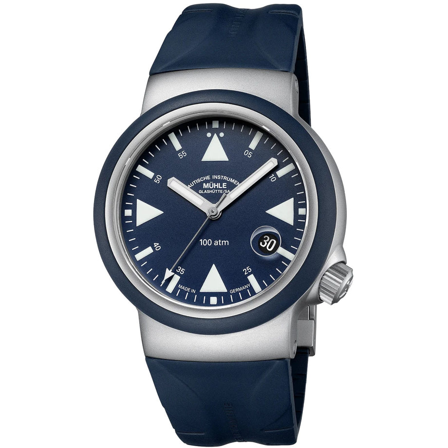 Mühle Glashütte M1-41-02-KB-II S.A.R Rescue Timer Nautical Blue On Strap