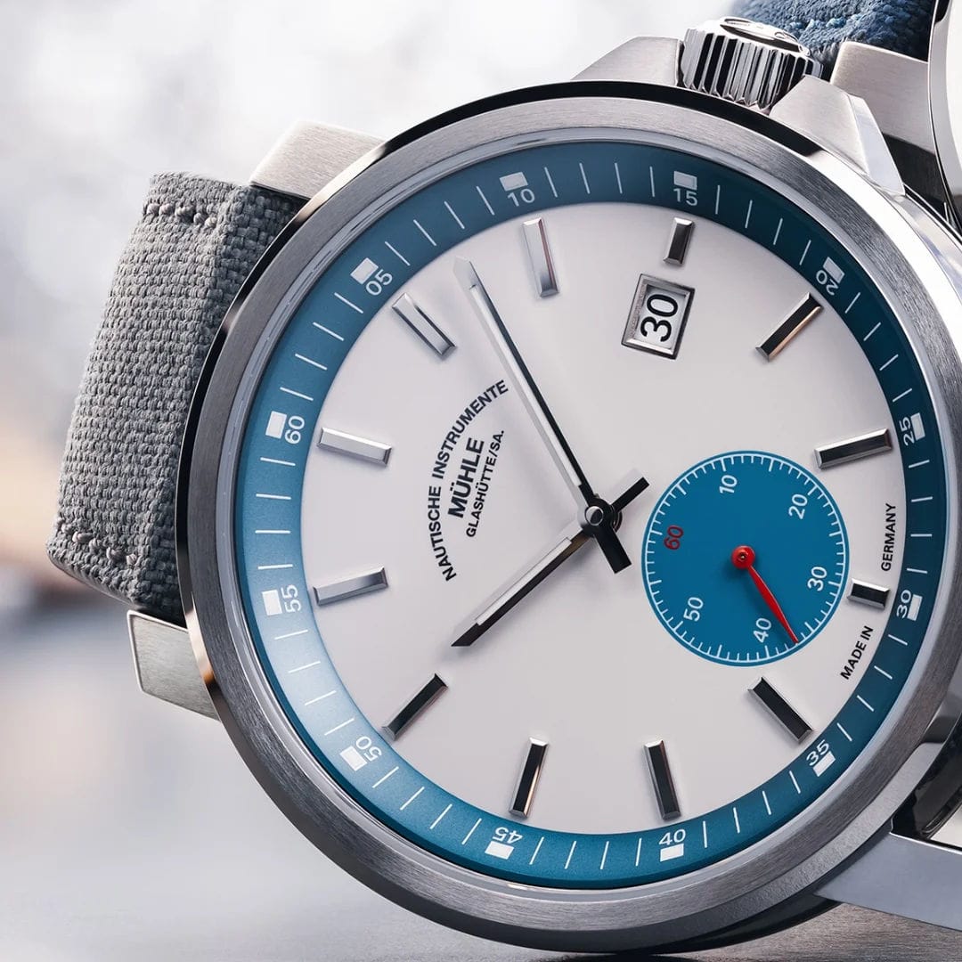 Mühle Glashütte M1-25-87-CB-V 29ER Big Small Second On Strap
