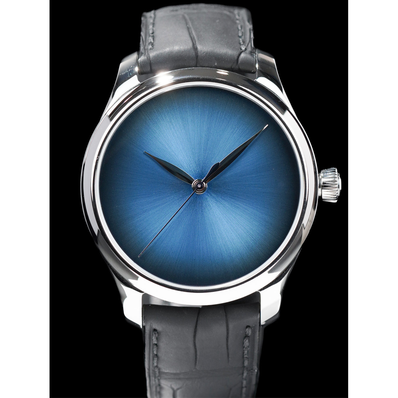 H. Moser & Cie. 1200-1218 Endeavour Centre Seconds Concept Steel Funky Blue