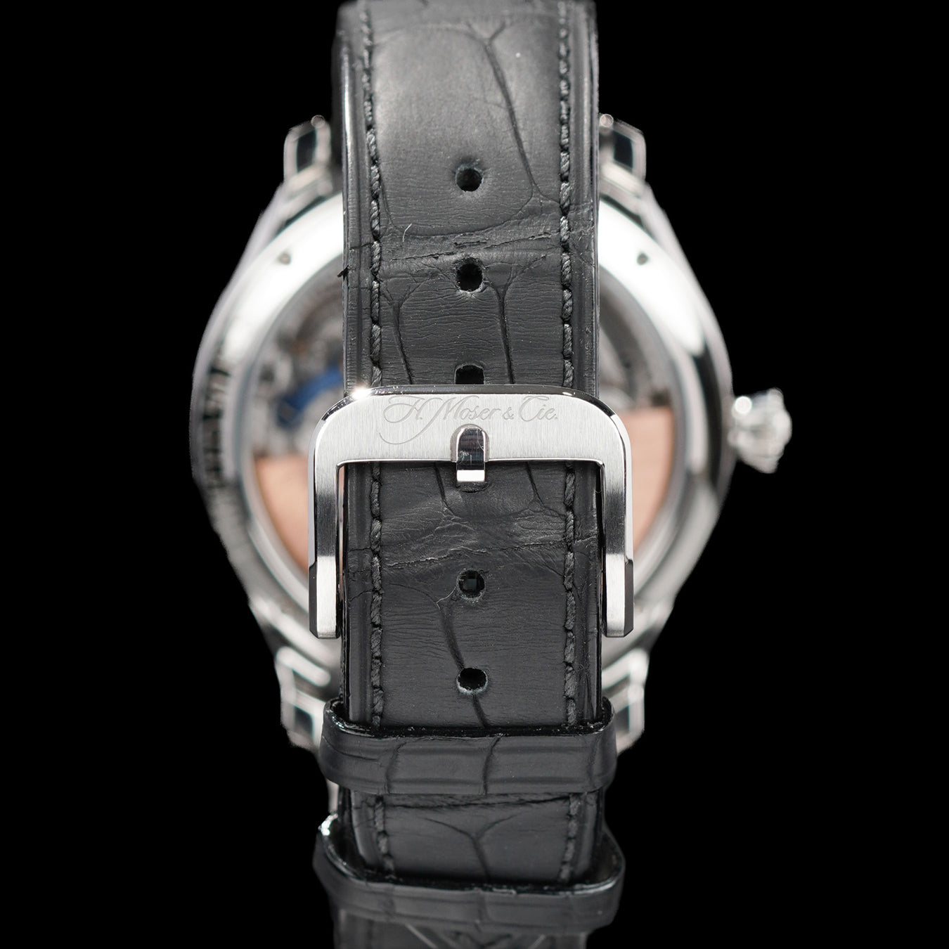 H. Moser & Cie. 1200-1218 Endeavour Centre Seconds Concept Steel Funky Blue
