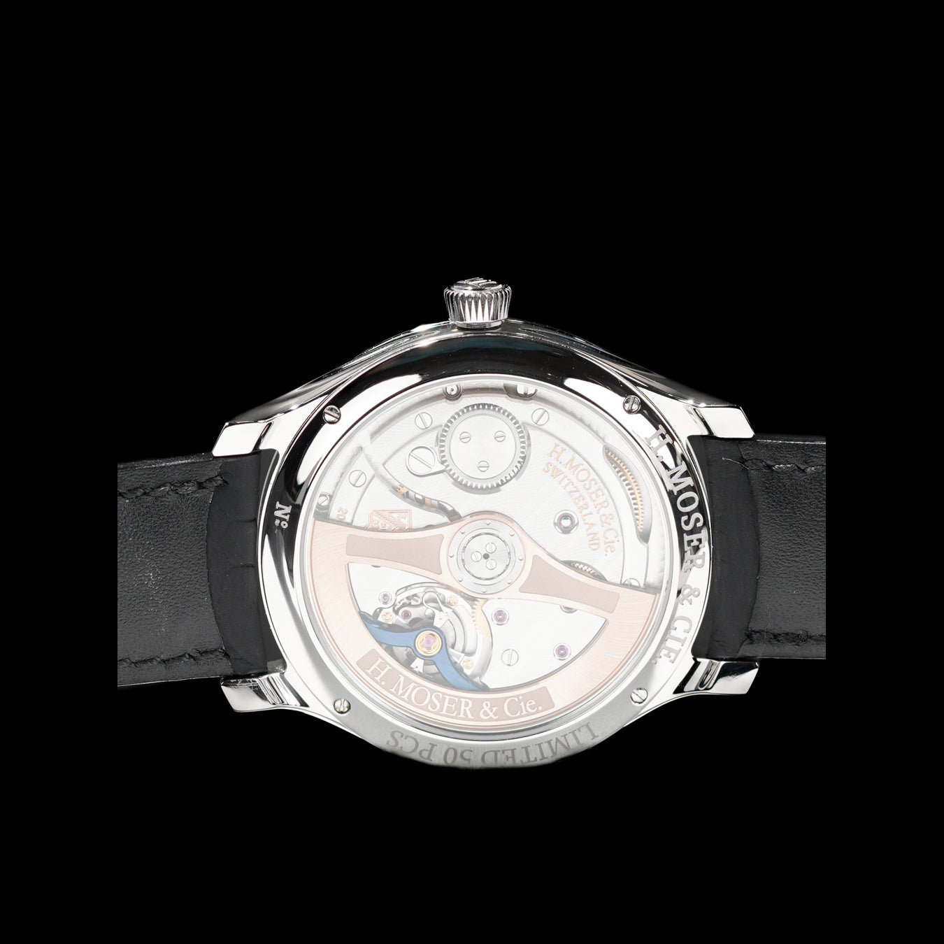 H. Moser & Cie. 1200-1218 Endeavour Centre Seconds Concept Steel Funky Blue