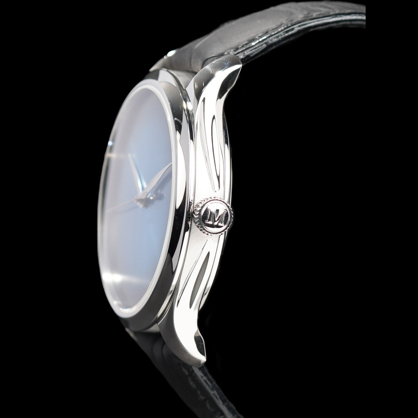H. Moser & Cie. 1200-1218 Endeavour Centre Seconds Concept Steel Funky Blue