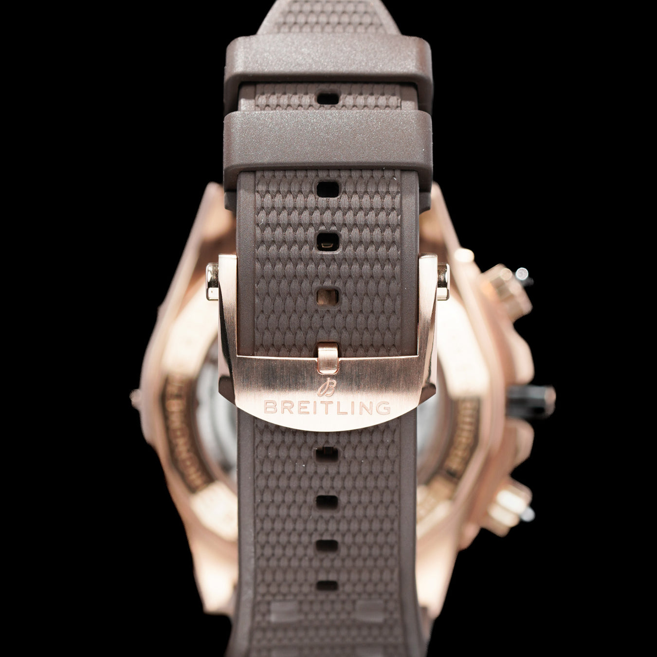 Breitling RB0136 Super Chronomat B01 44 18k Red Gold - Brown