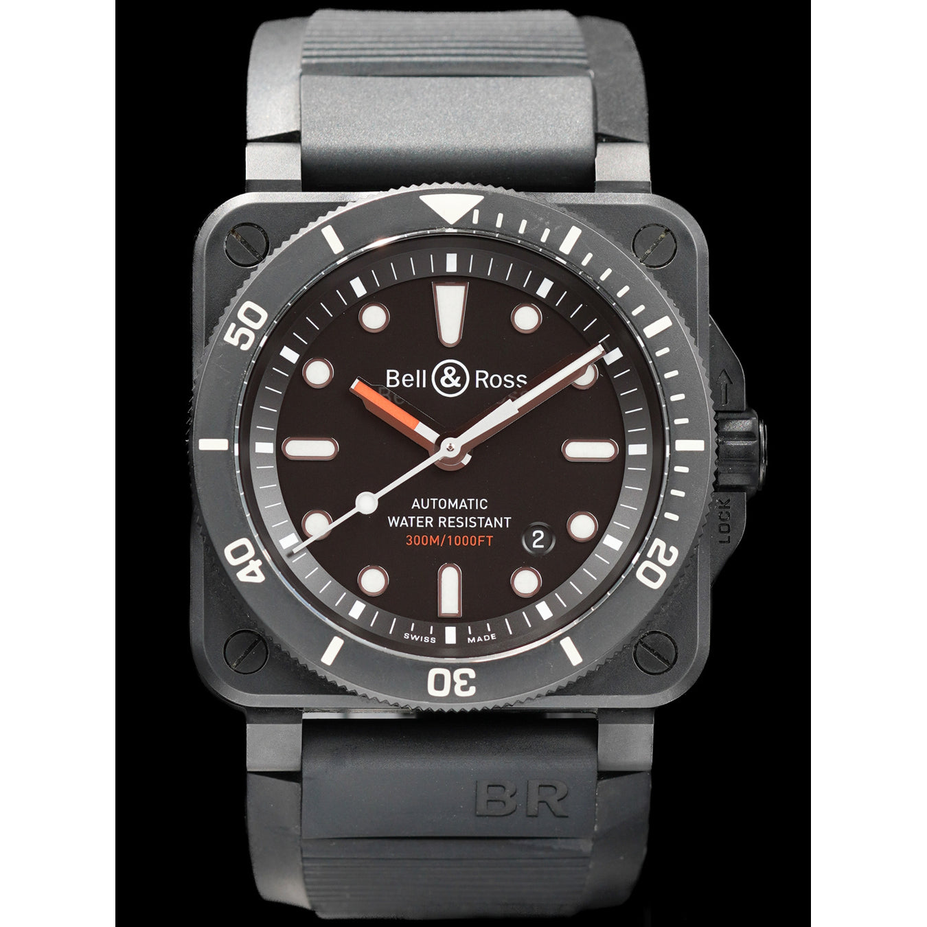Bell & Ross BR0392-D-BL-CE/SRB Diver Black Matte