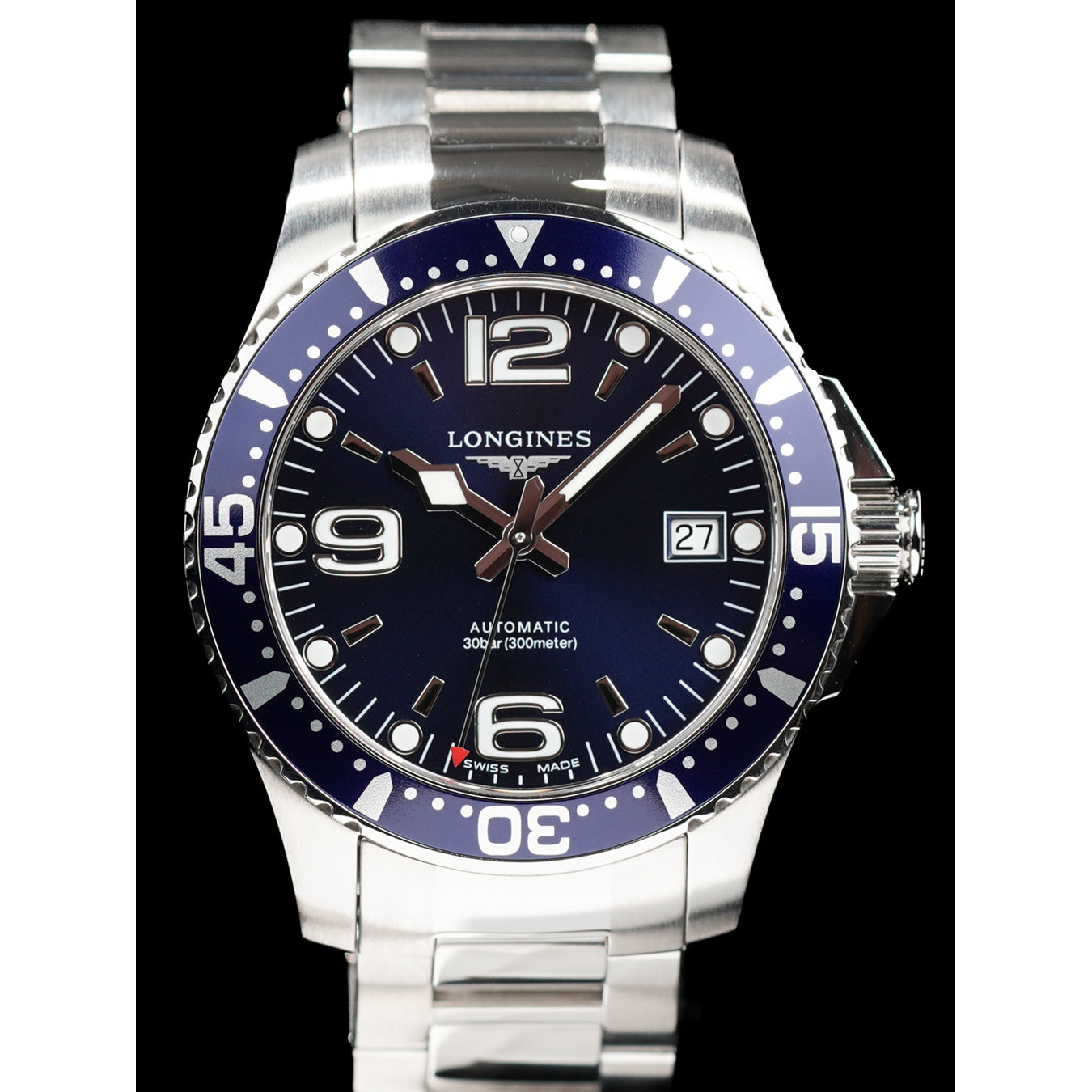 Longines L3.741.4.96.6 HydroConquest Automatic Blue
