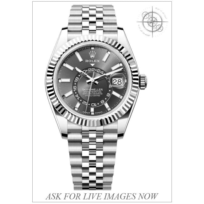 Rolex M336934-0006 SkyDweller Stainless Blue Dial on Jubilee Bracelet