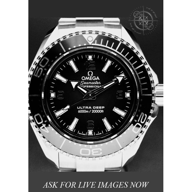 Omega 215.30.46.21.03.001 Seamaster Planet Ocean 6000m Ultra Deep Blue Dial on Bracelet