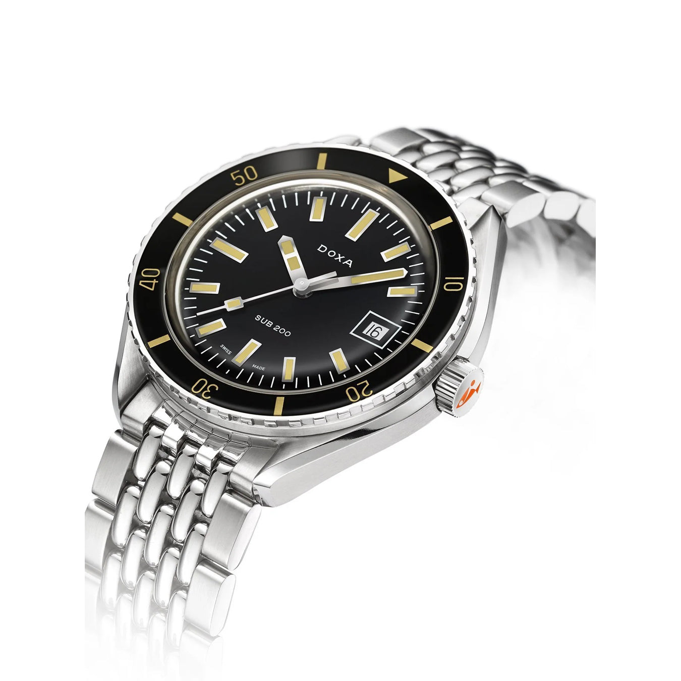 DOXA Sub 200 Sharkhunter 799.10.101.10 on Bracelet