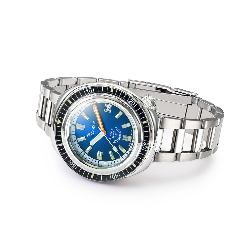 Squale 2001BKBL.AC Sunray Blue