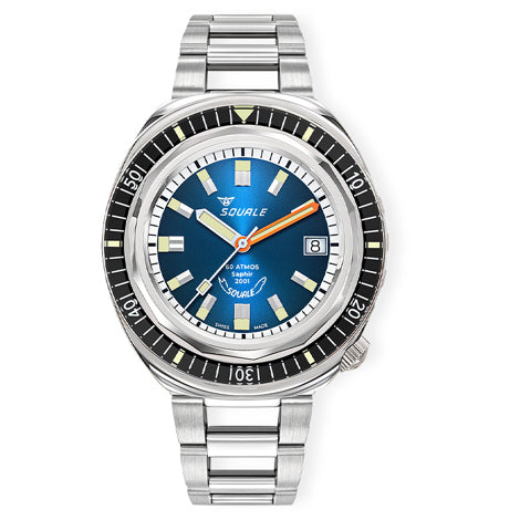 Squale 2001BKBL.AC Sunray Blue