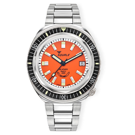 Squale 2001BKOR.AC Reverse Orange