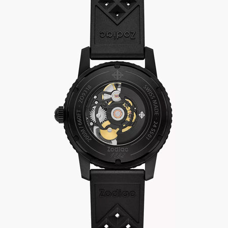 Zodiac ZO9318 Super Sea Wolf Skeleton Night Diver