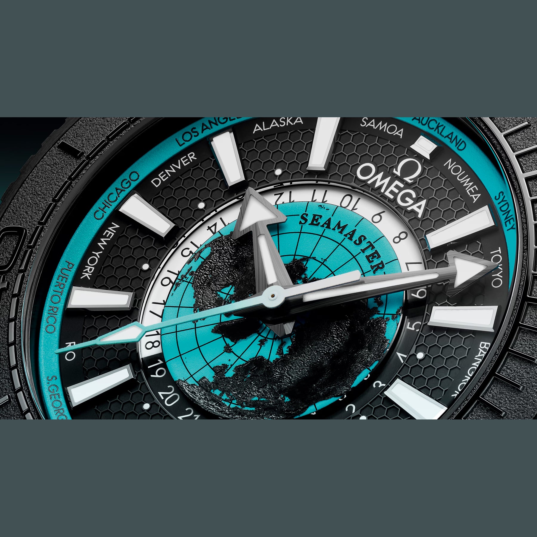 Omega 215.92.46.22.01.006 Seamaster Planet Ocean 600M Worldtimer
