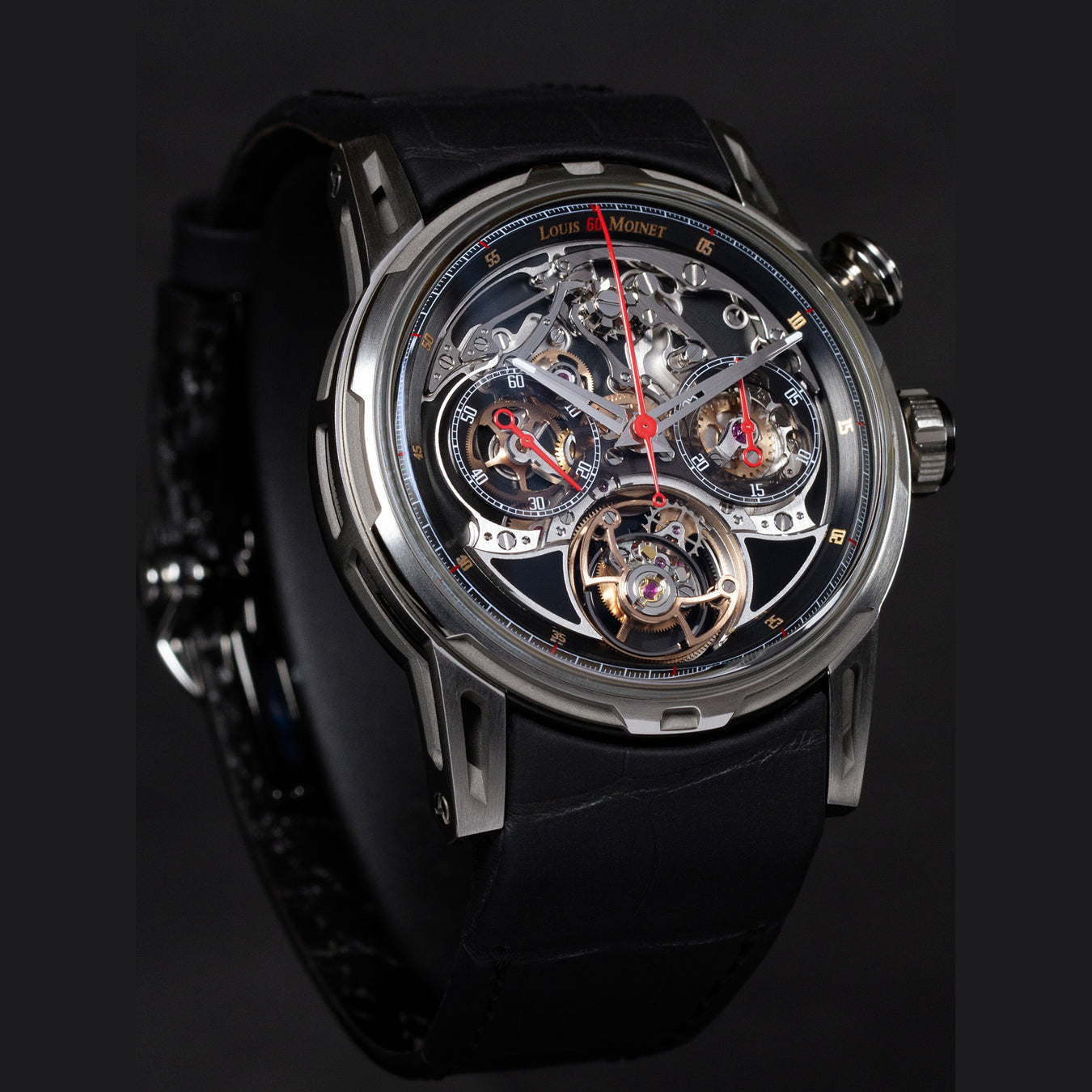 Louis Moinet LM-114.20.50 Impulsion Titanium Onyx Limited Edition
