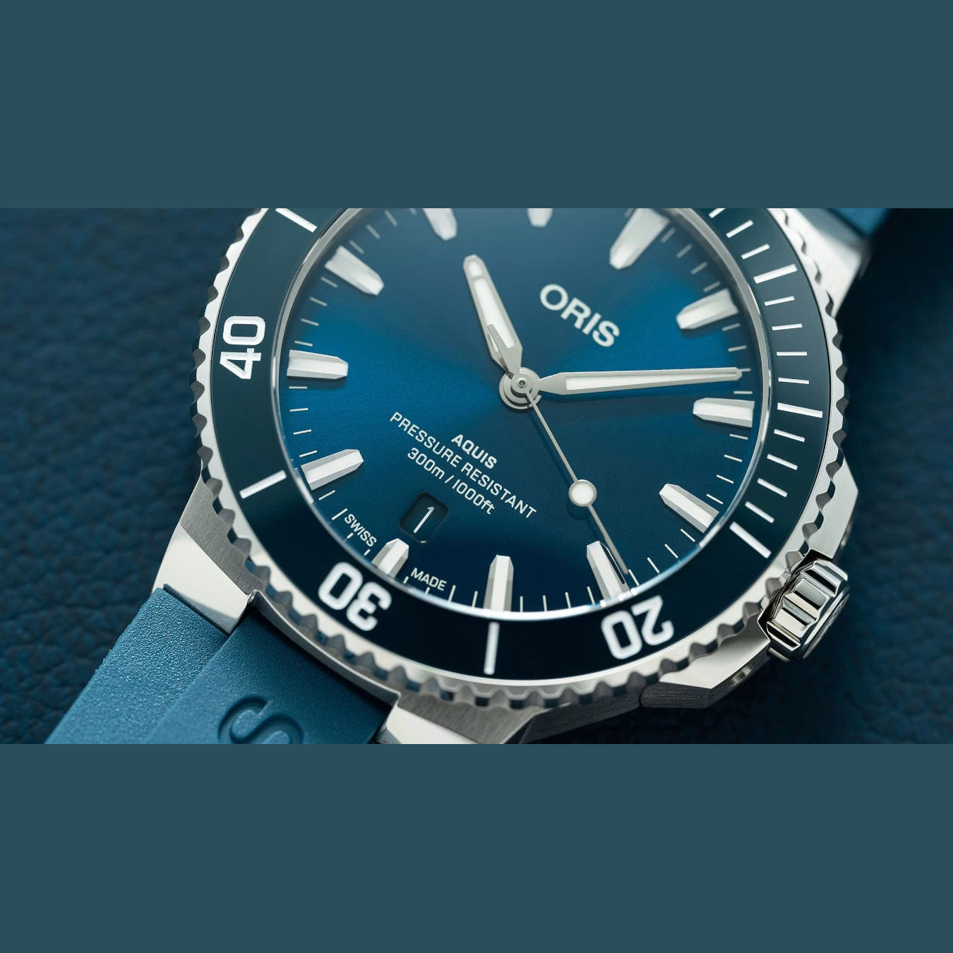 Oris 01 733 7787 4135-07 4 22 35Fc Aquis Date
