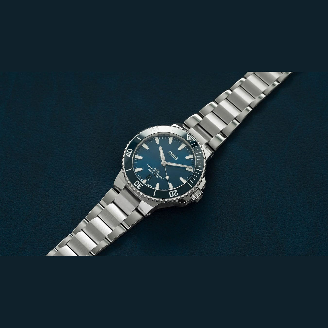 Oris 01 733 7787 4135-07 8 22 04Peb Aquis Date