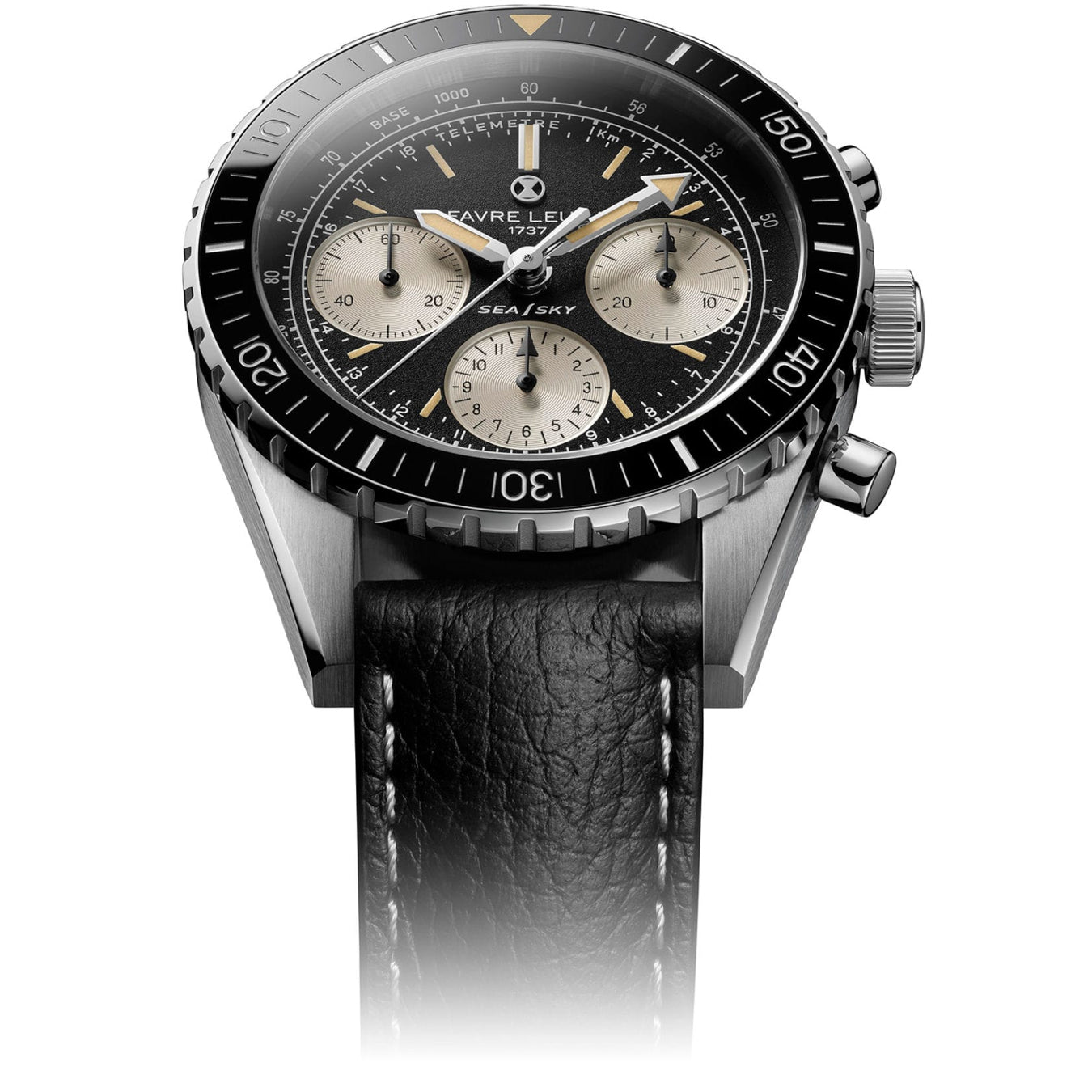Favre Leuba 00.20212.112.01.101 Sea Sky Revival Black Dial on Strap