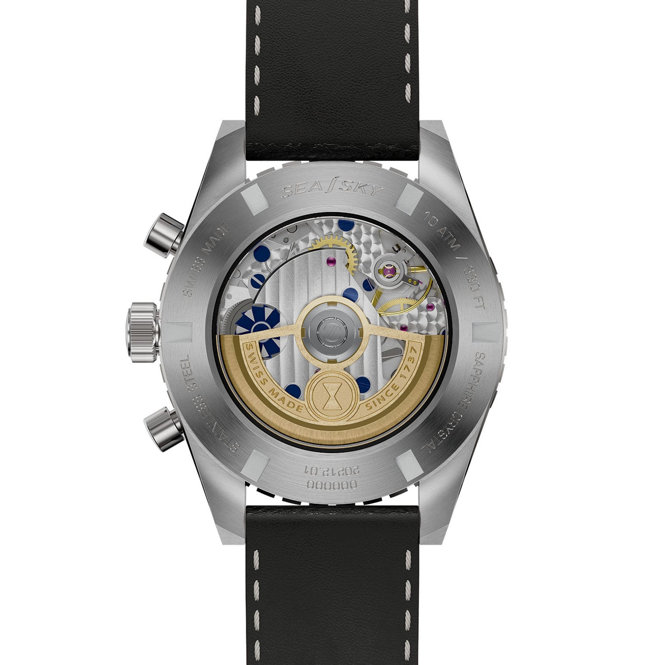 Favre Leuba 00.20212.112.05.105 Sea Sky Revival Brown Dial on Strap