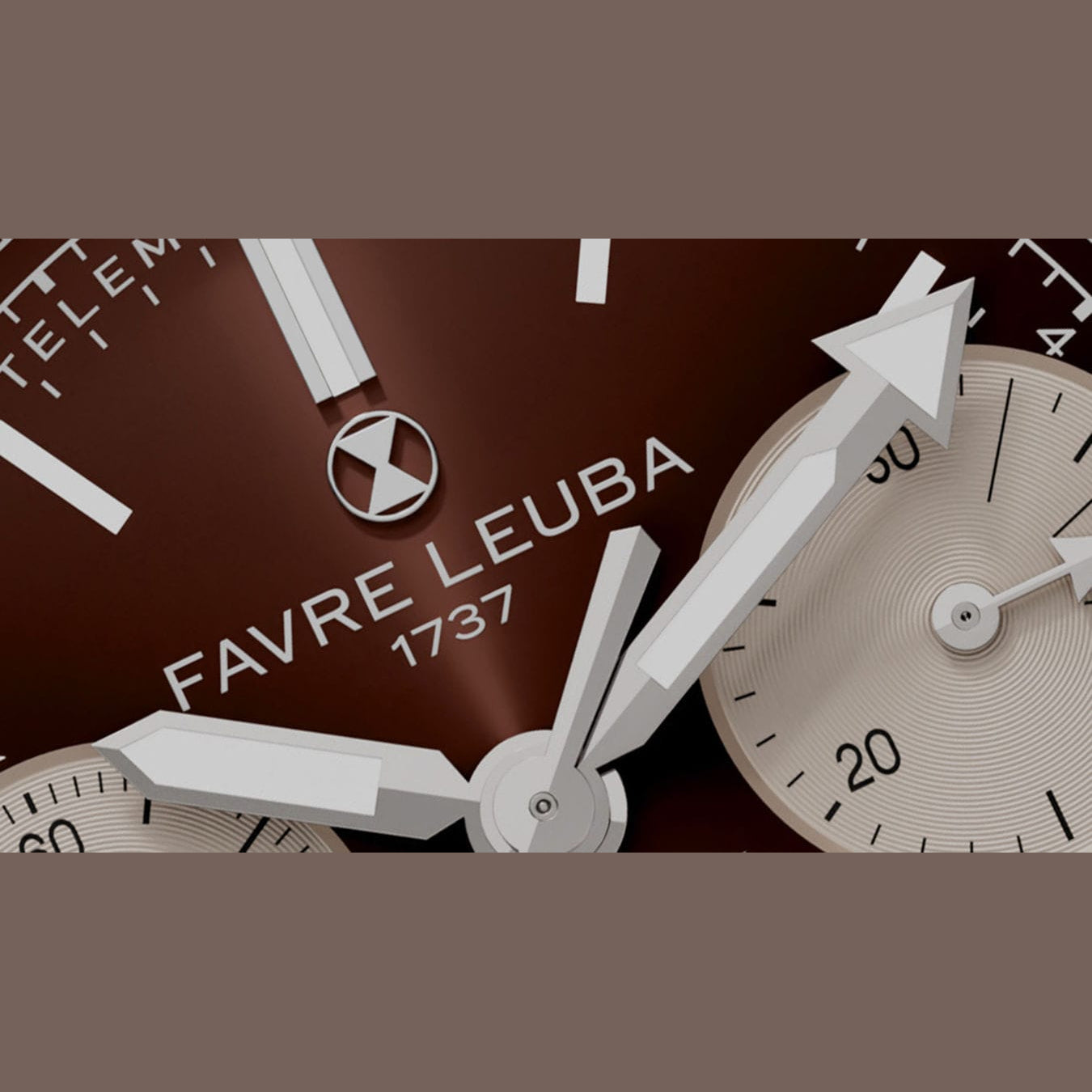 Favre Leuba 00.20212.112.05.105 Sea Sky Revival Brown Dial on Strap
