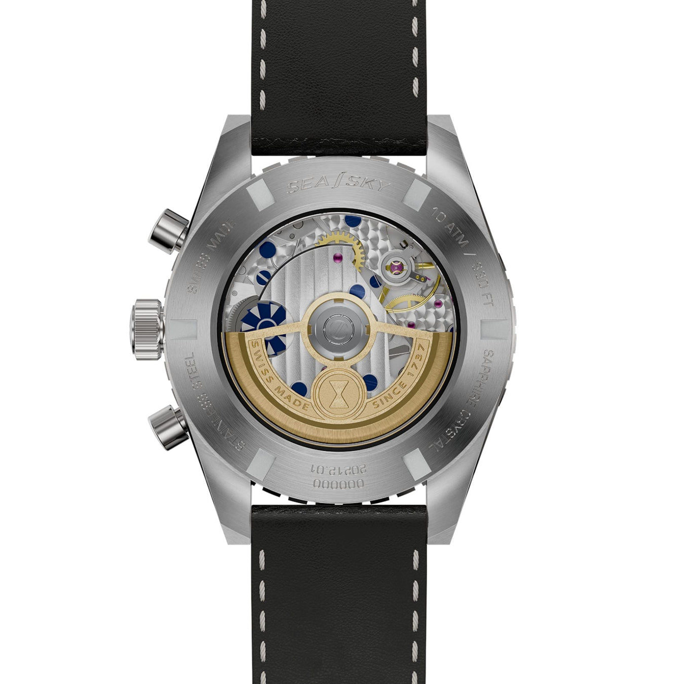 Favre Leuba 00.20212.112.02.102 Sea Sky Revival Blue Dial on Strap