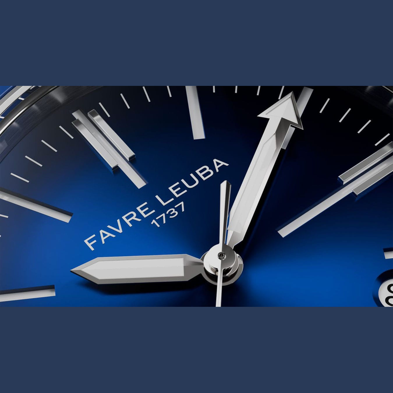 Favre Leuba 00.20308.101.02.302 Deep Raider Renaissance Blue Dial on Strap