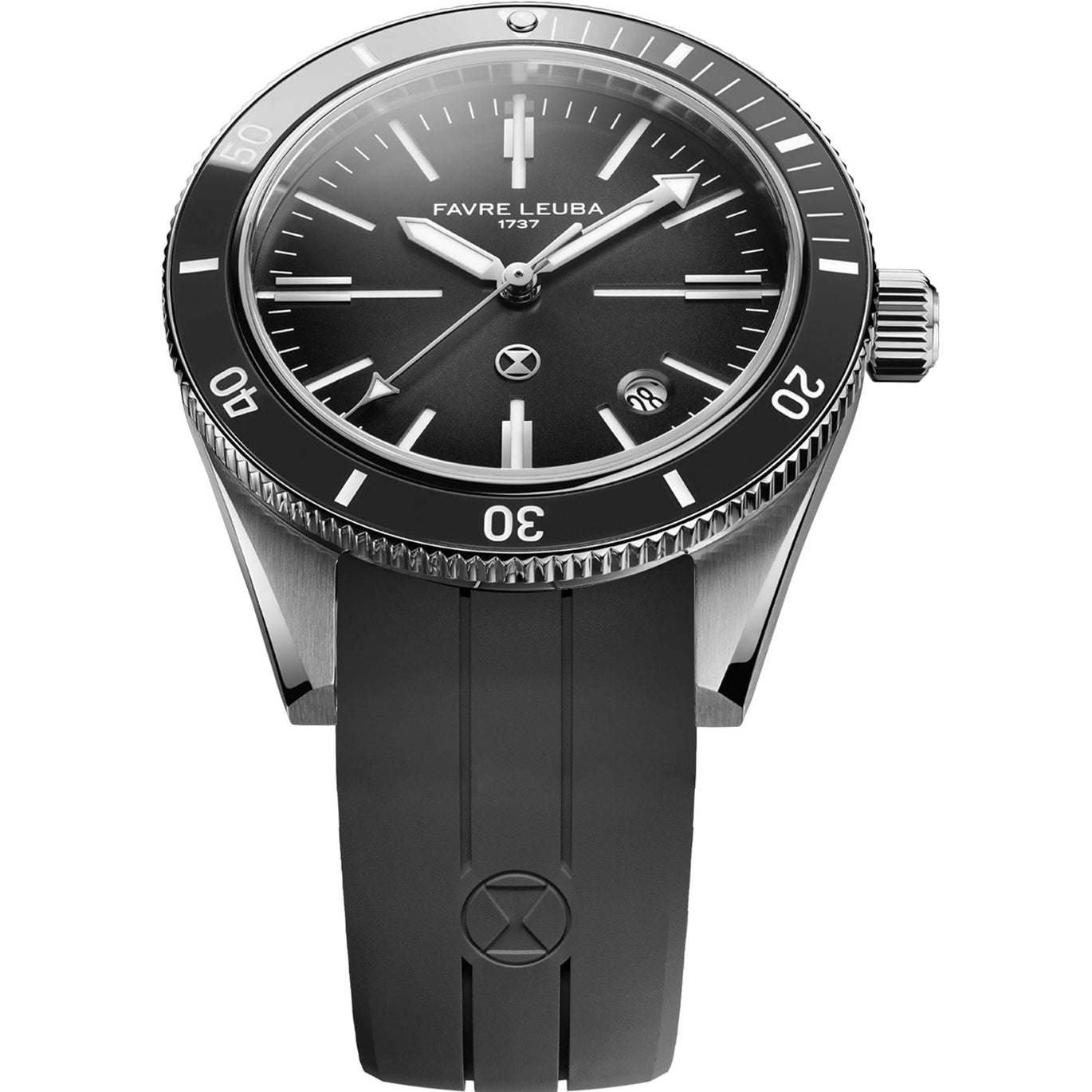 Favre Leuba 00.20308.101.06.301 Deep Raider Renaissance Grey Dial on Strap