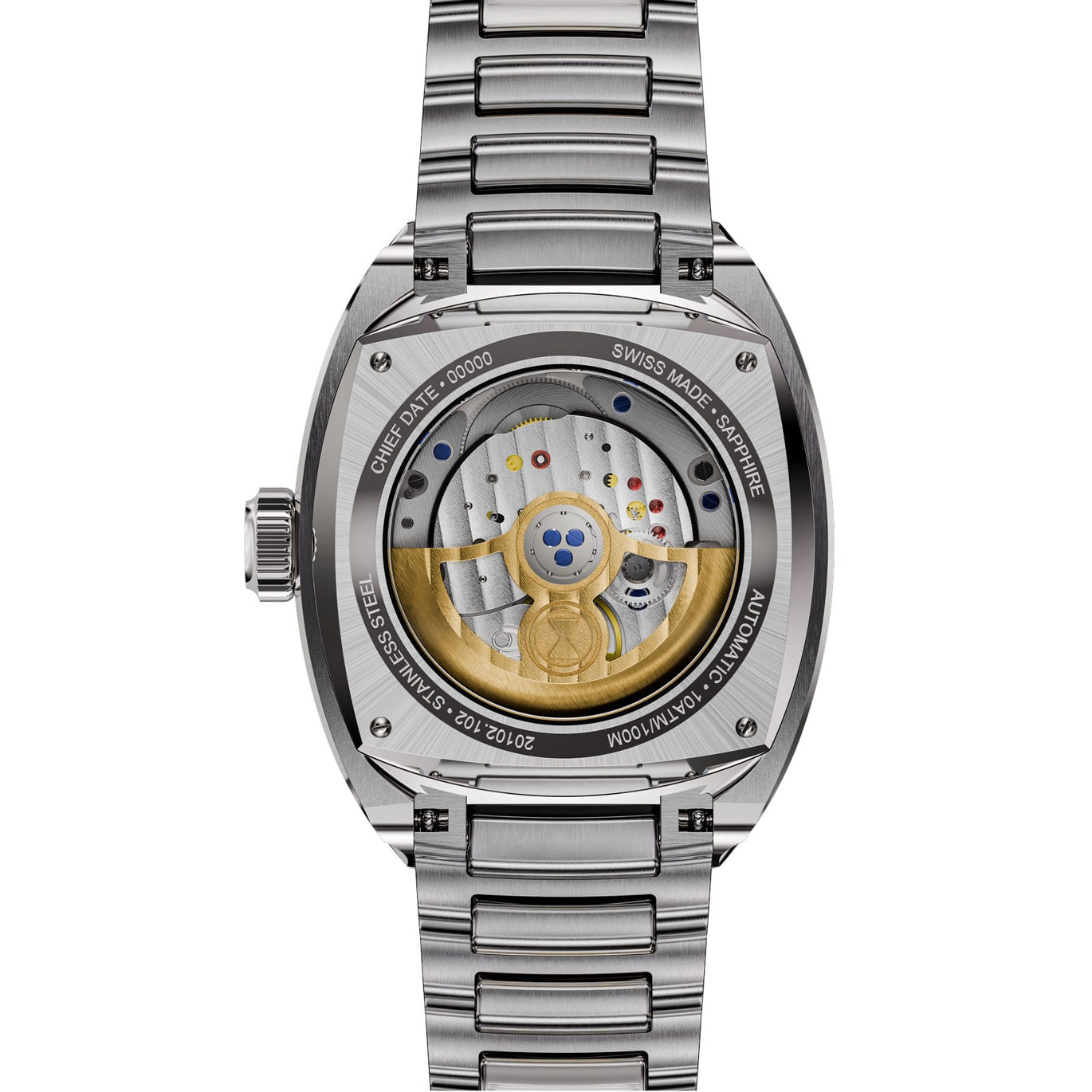 Favre Leuba 00.20102.102.03.200 Chief Date Green Dial on Bracelet