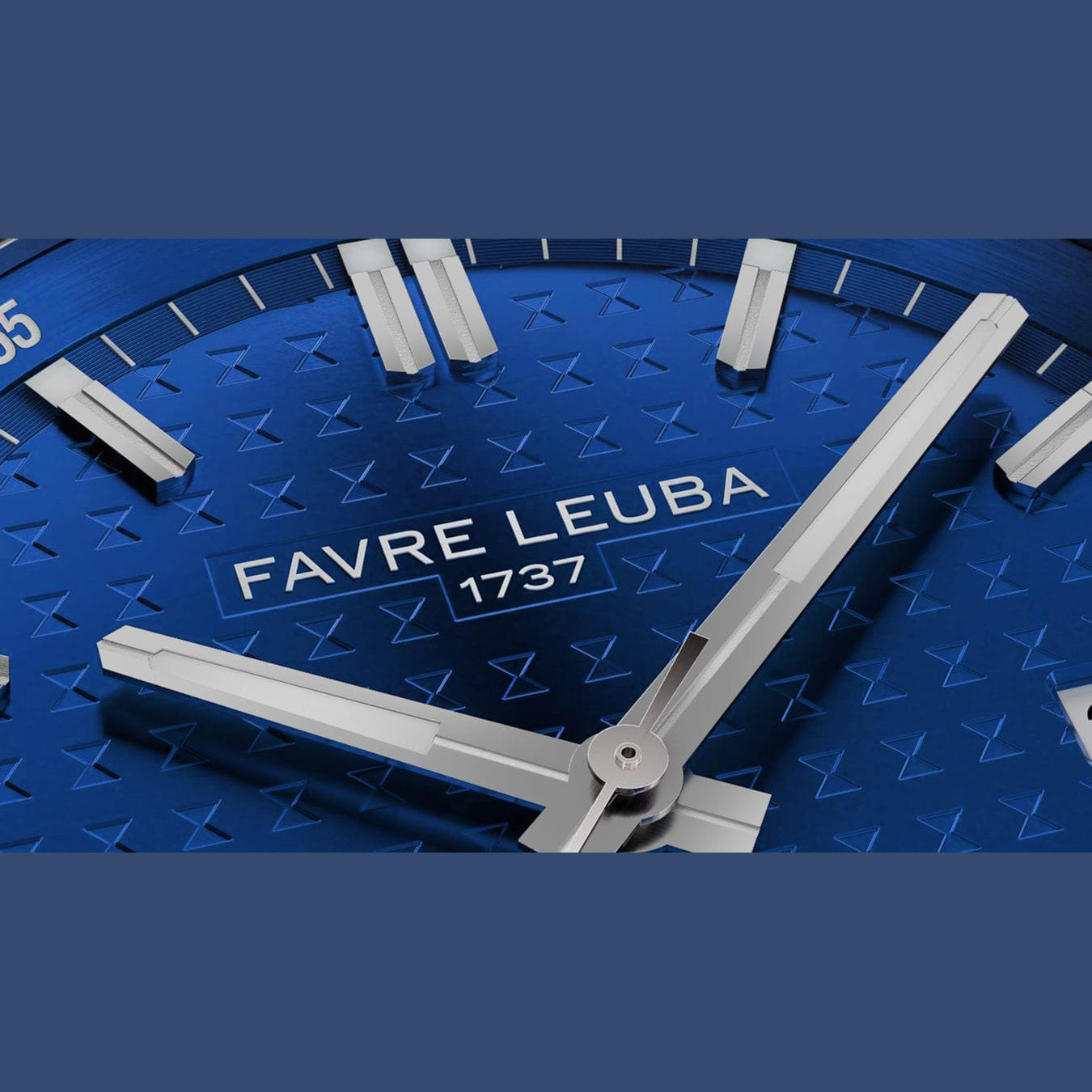 Favre Leuba 00.20102.102.02.302 Chief Date Blue Dial on Strap
