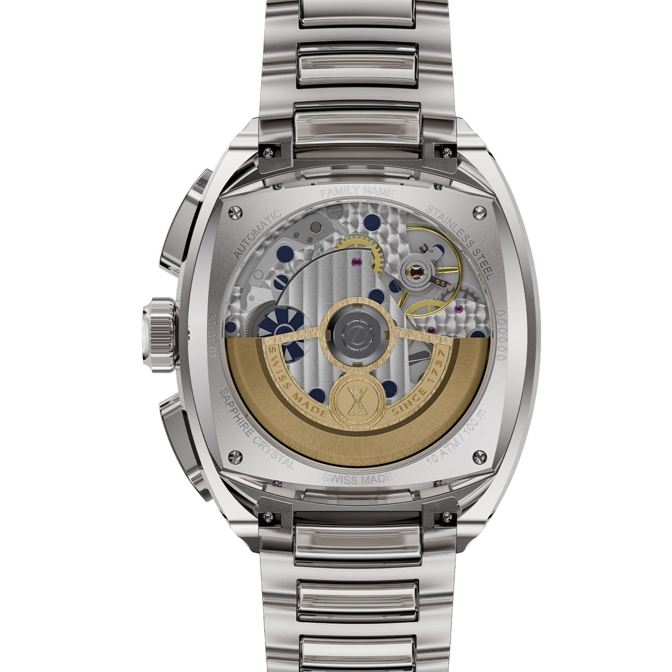 Favre Leuba 00.20101.113.02.200 Chief Chronograph Blue Dial on Bracelet