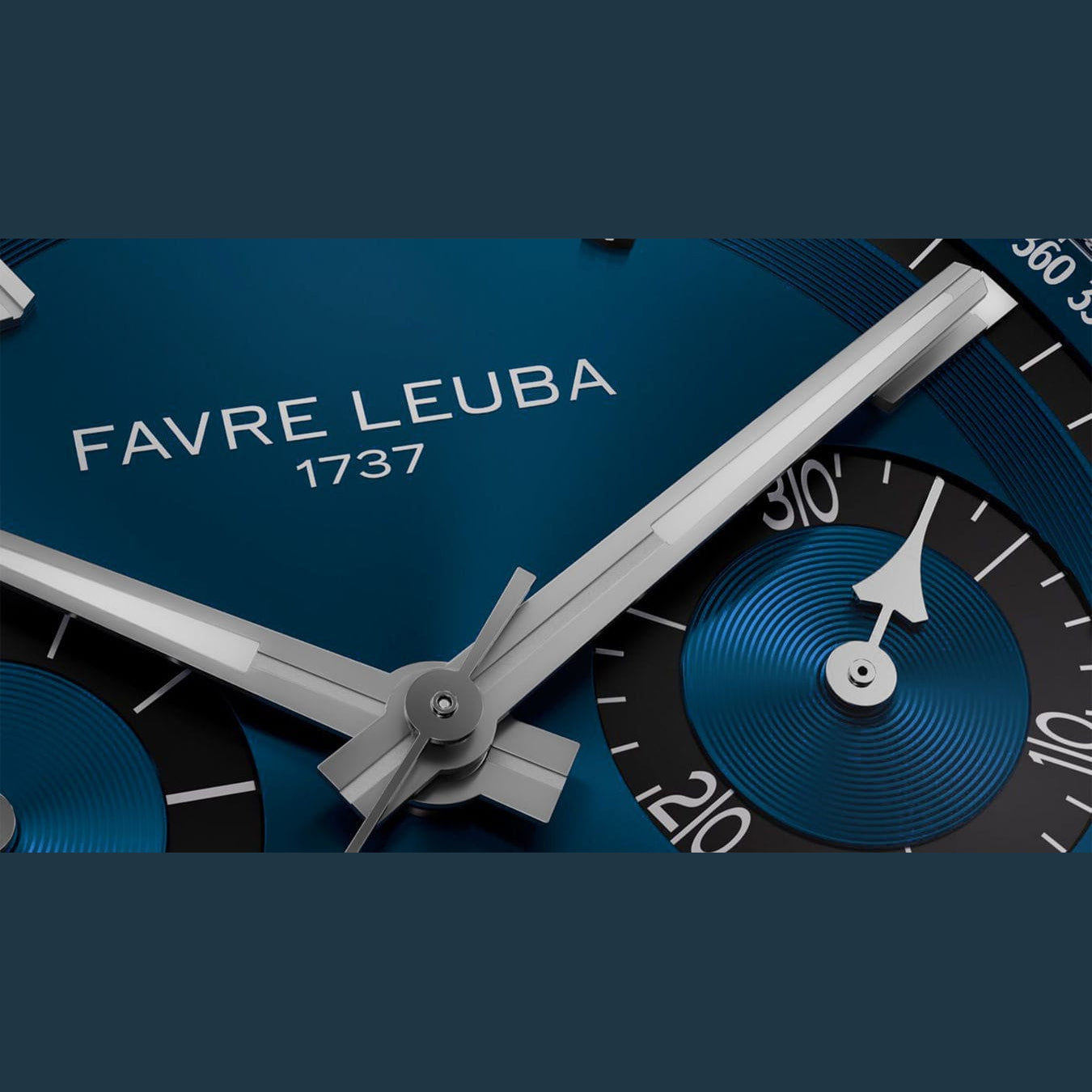 Favre Leuba 00.20101.113.02.200 Chief Chronograph Blue Dial on Bracelet